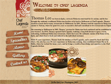 Tablet Screenshot of cheflagenda.com.au